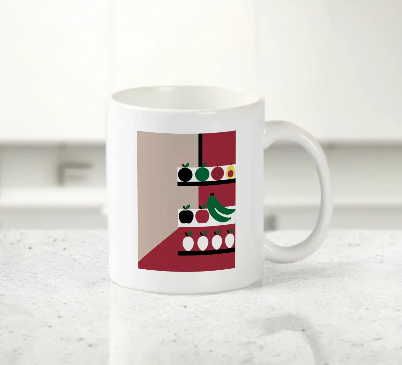 Frutta tazza in ceramica da LOOK DIFFERENT
