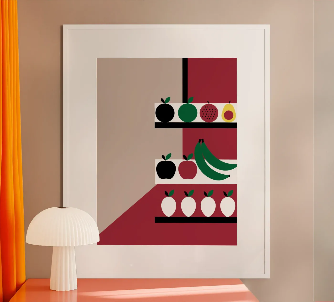 Fruits poster by LOOK DIFFERENT