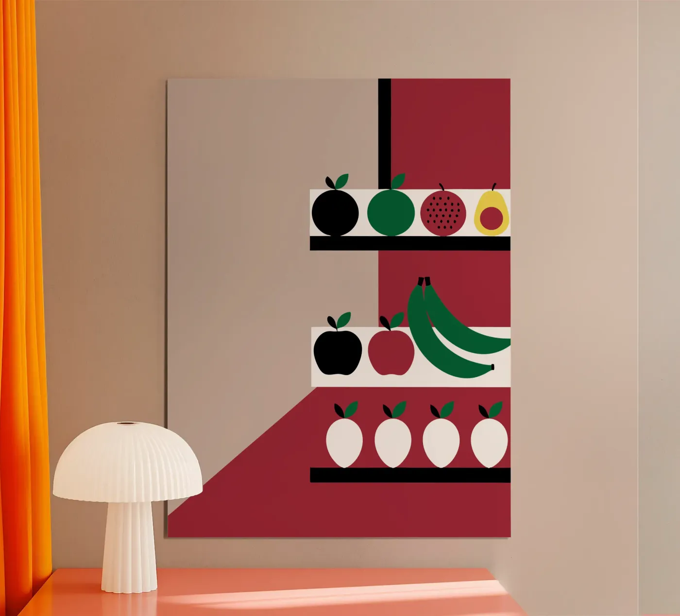 Fruits poster by LOOK DIFFERENT