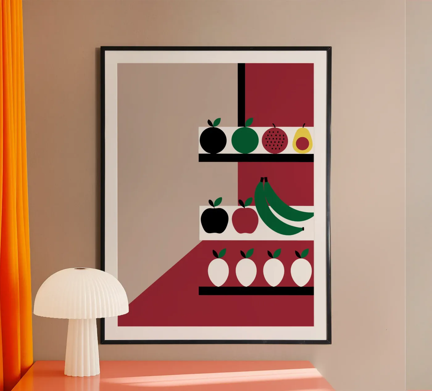 Fruits poster by LOOK DIFFERENT