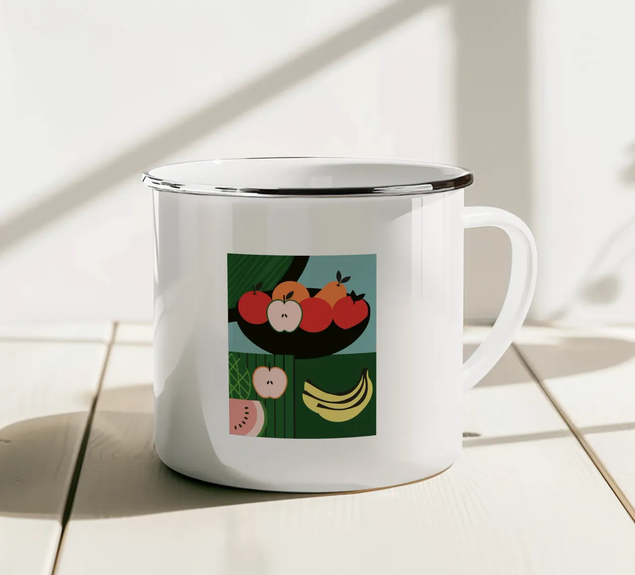 Frutta tazza in smalto da LOOK DIFFERENT
