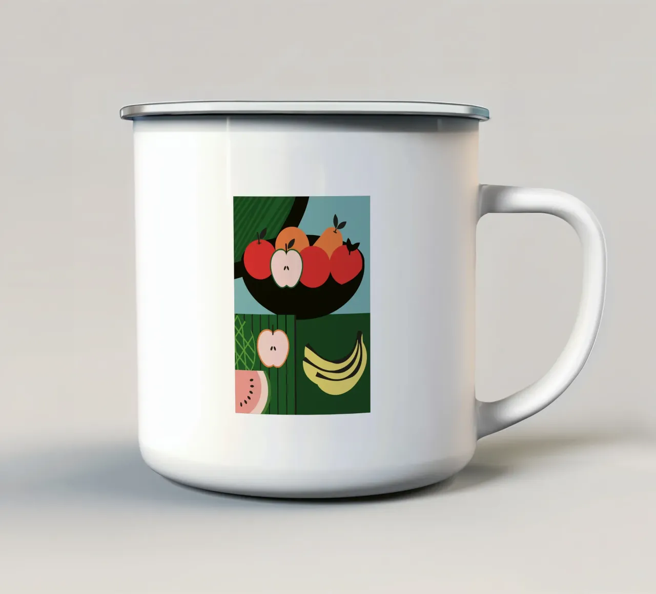 Frutta tazza in smalto da LOOK DIFFERENT