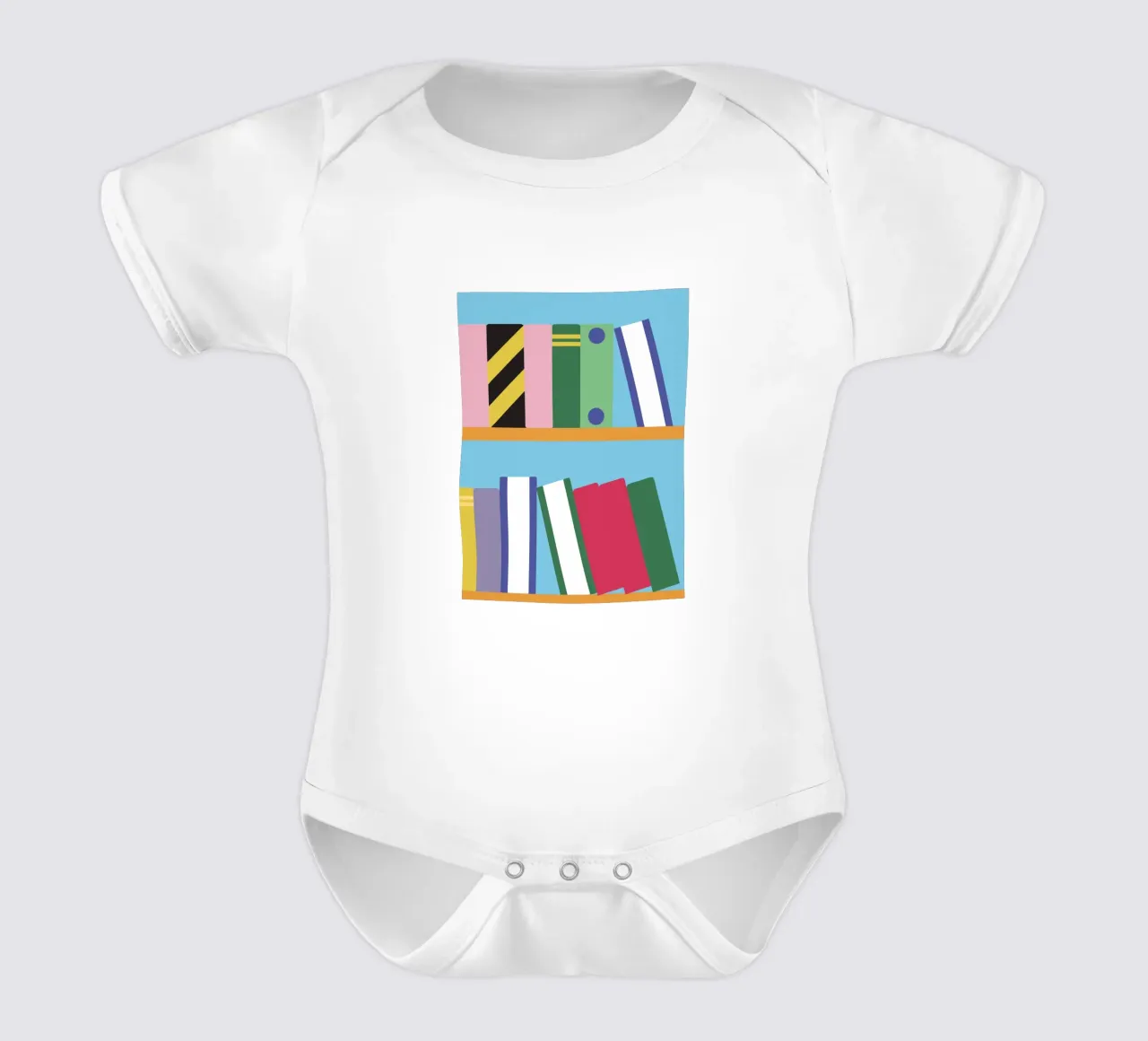 Libro body neonato maniche corte da LOOK DIFFERENT
