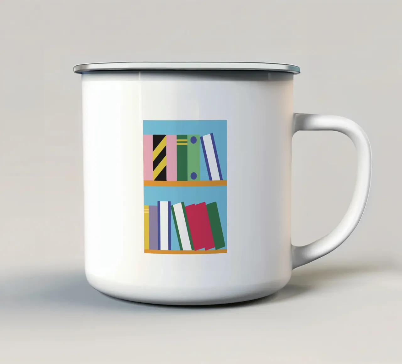 Libro tazza in smalto da LOOK DIFFERENT