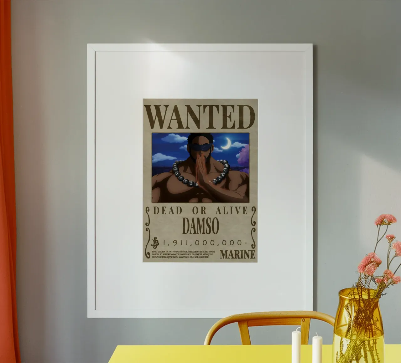 ricercato damsoh poster da Collins Shop