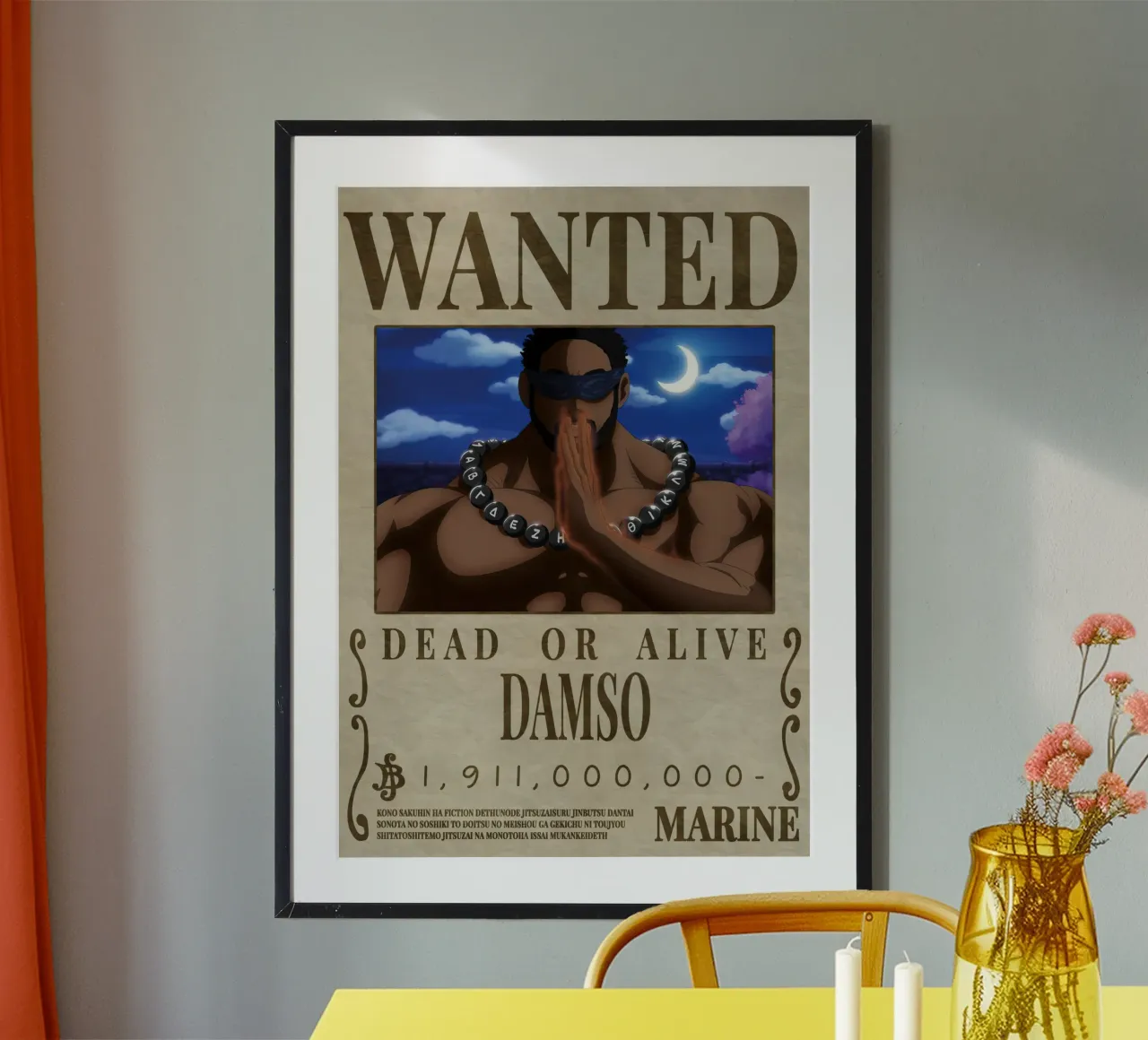ricercato damsoh poster da Collins Shop
