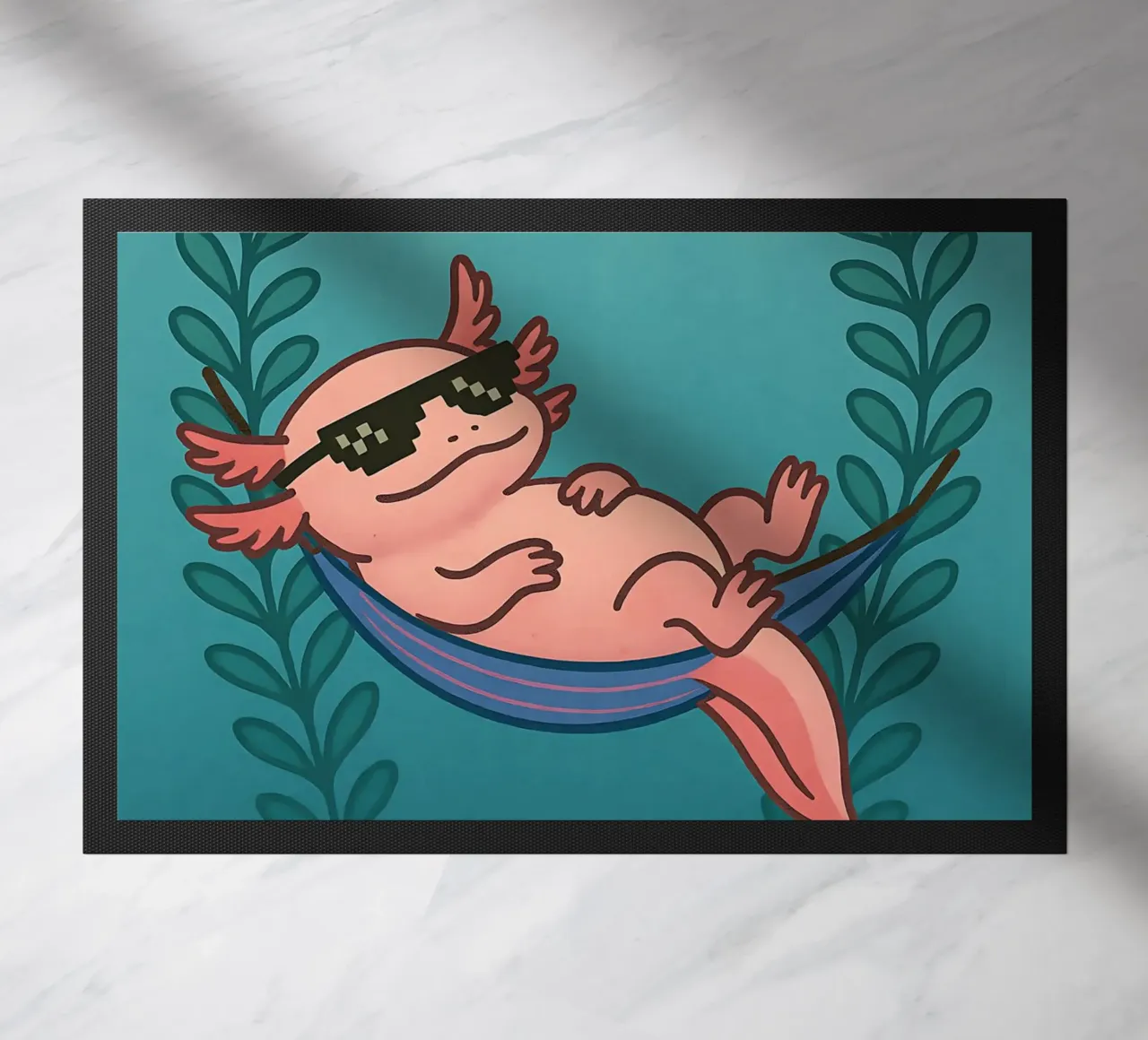 Funny Lazy Axolotl Meme zerbino da Funny Humor Art