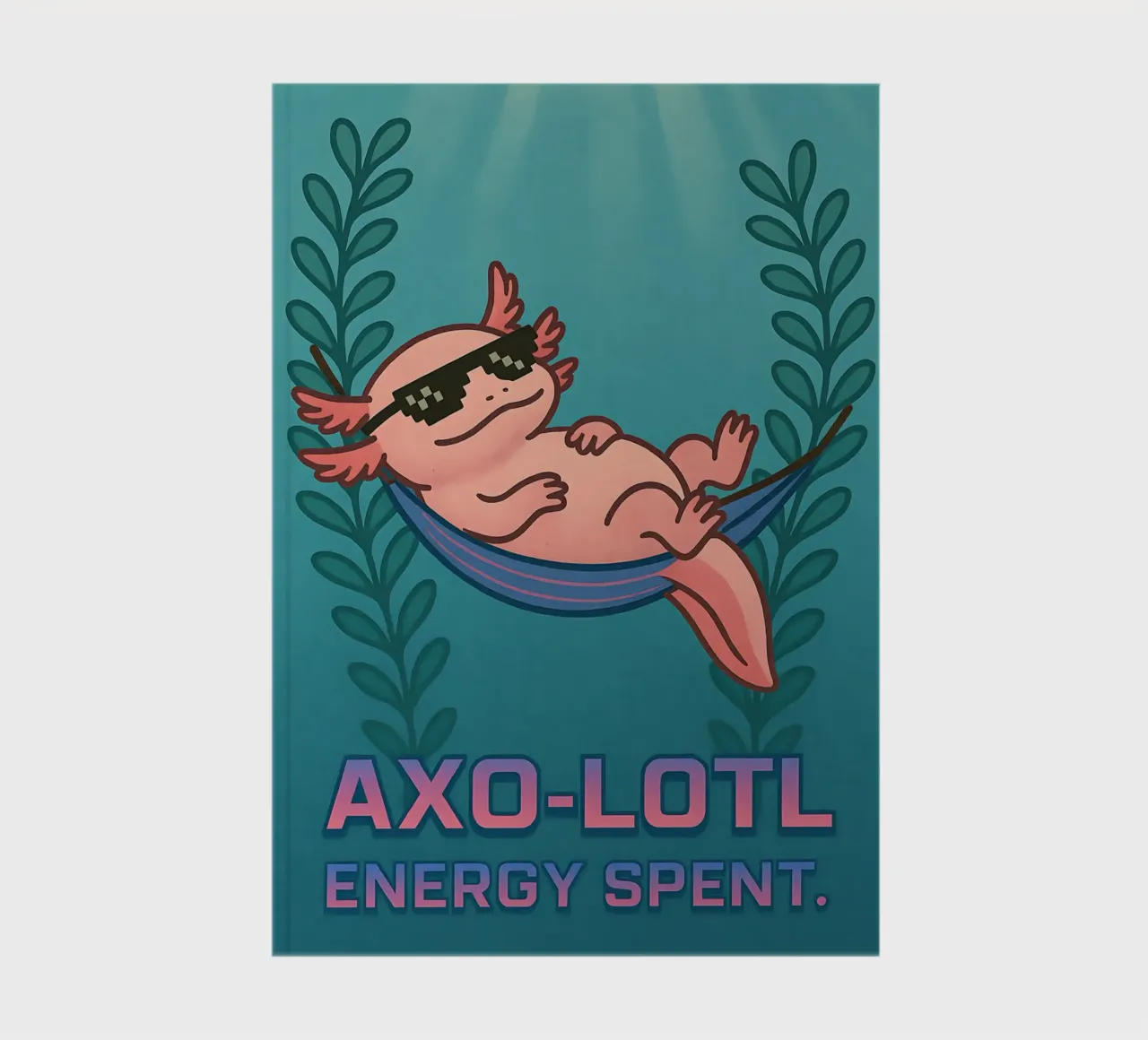 Funny Lazy Axolotl Meme diario da Funny Humor Art