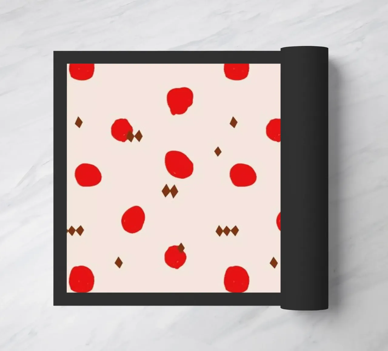 Circus #3 doormat by Maren Gross