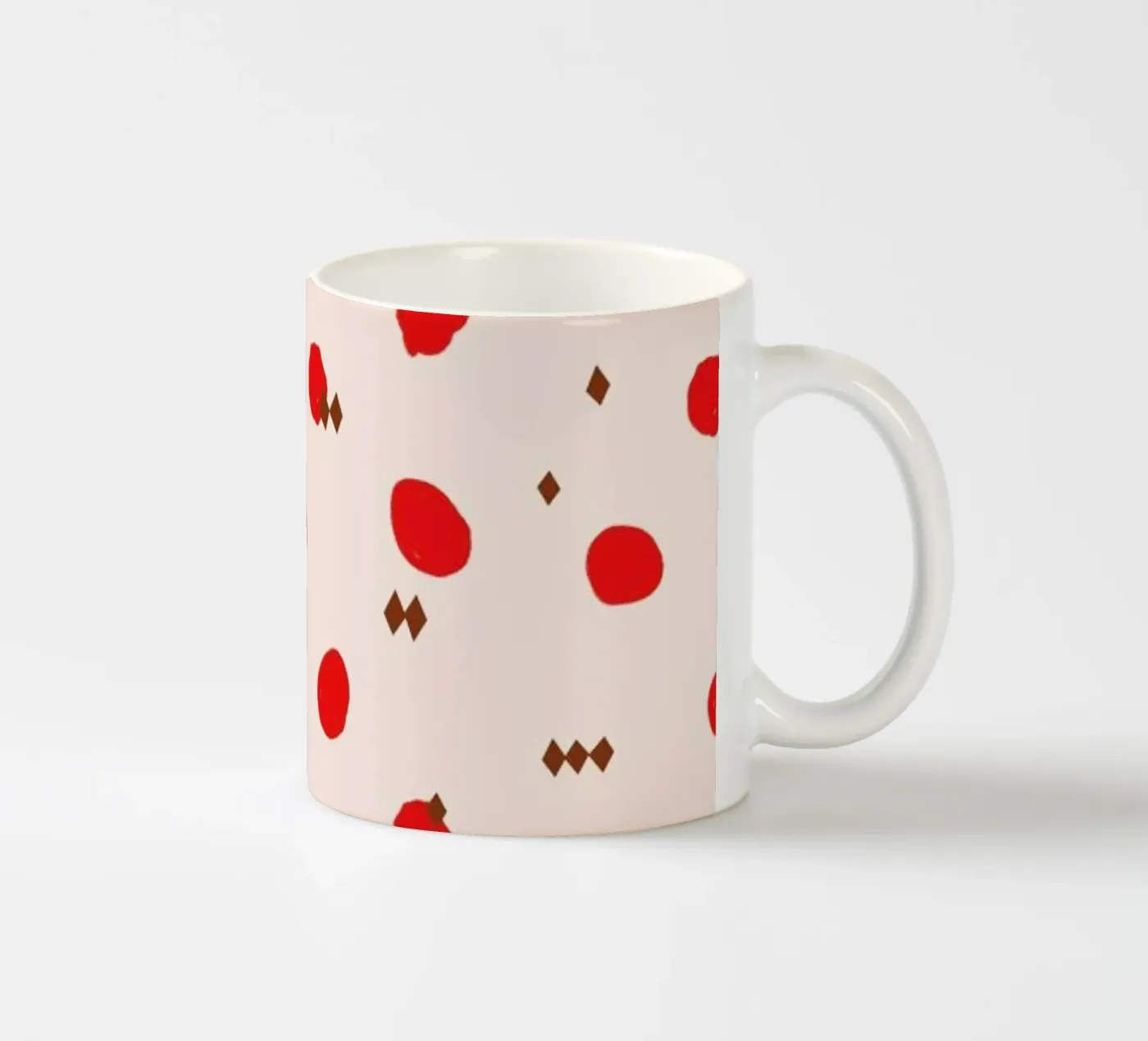 Circus #3 ceramic mug by Maren Gross