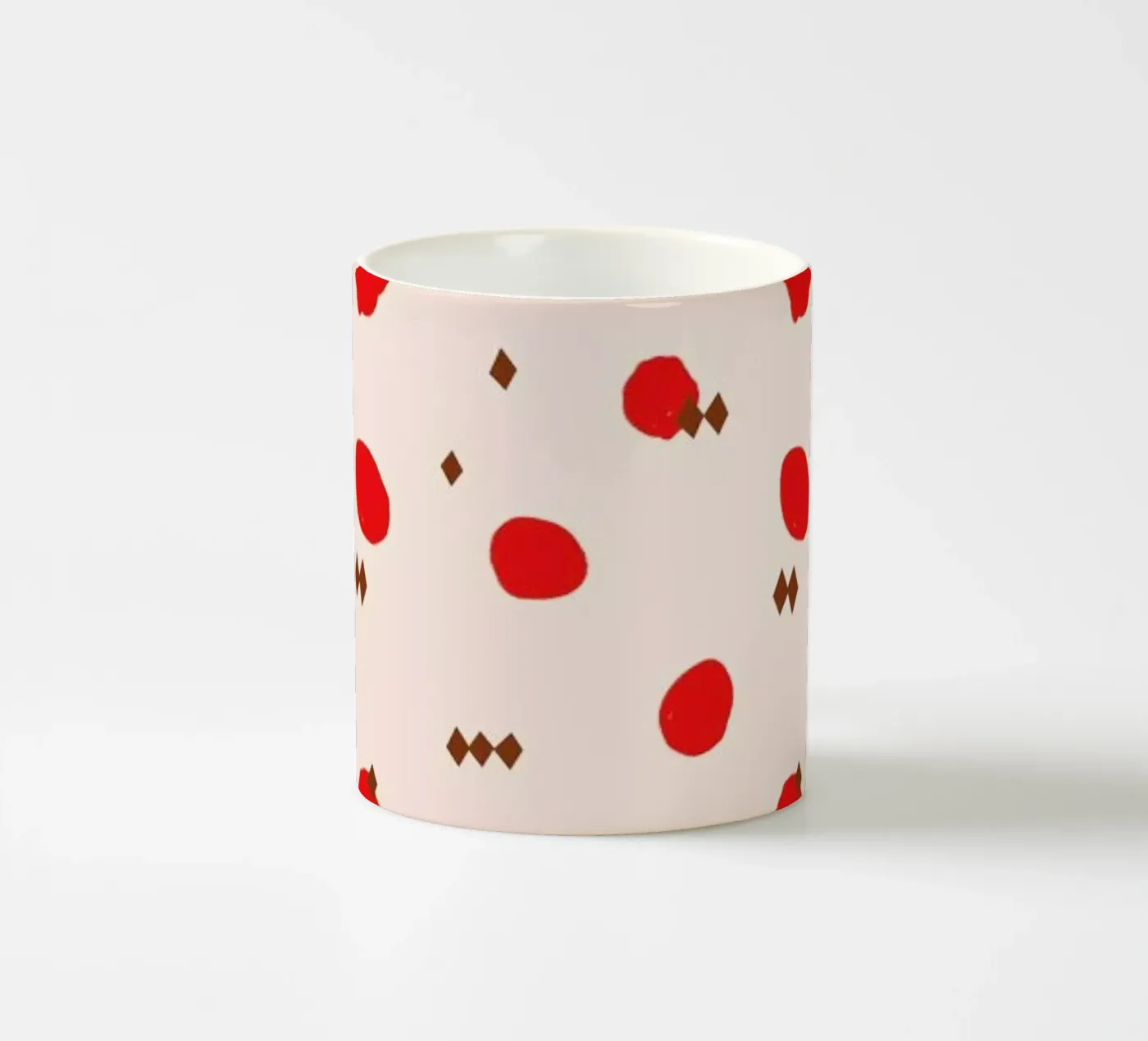 Circus #3 ceramic mug by Maren Gross