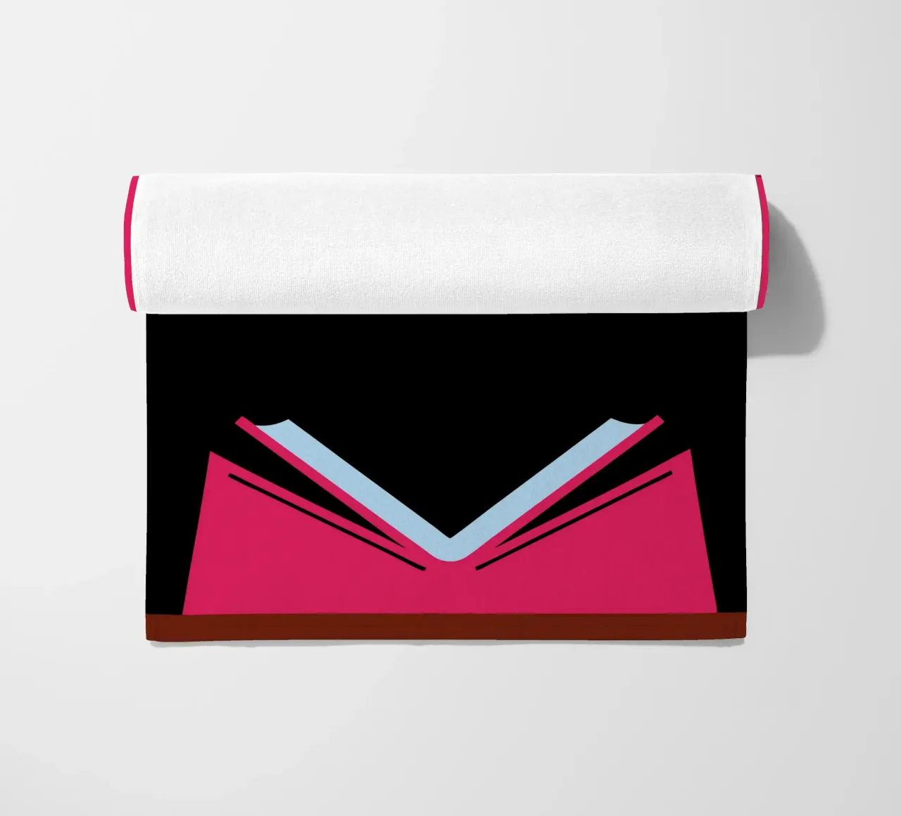 Books beach towel by LOOK DIFFERENT