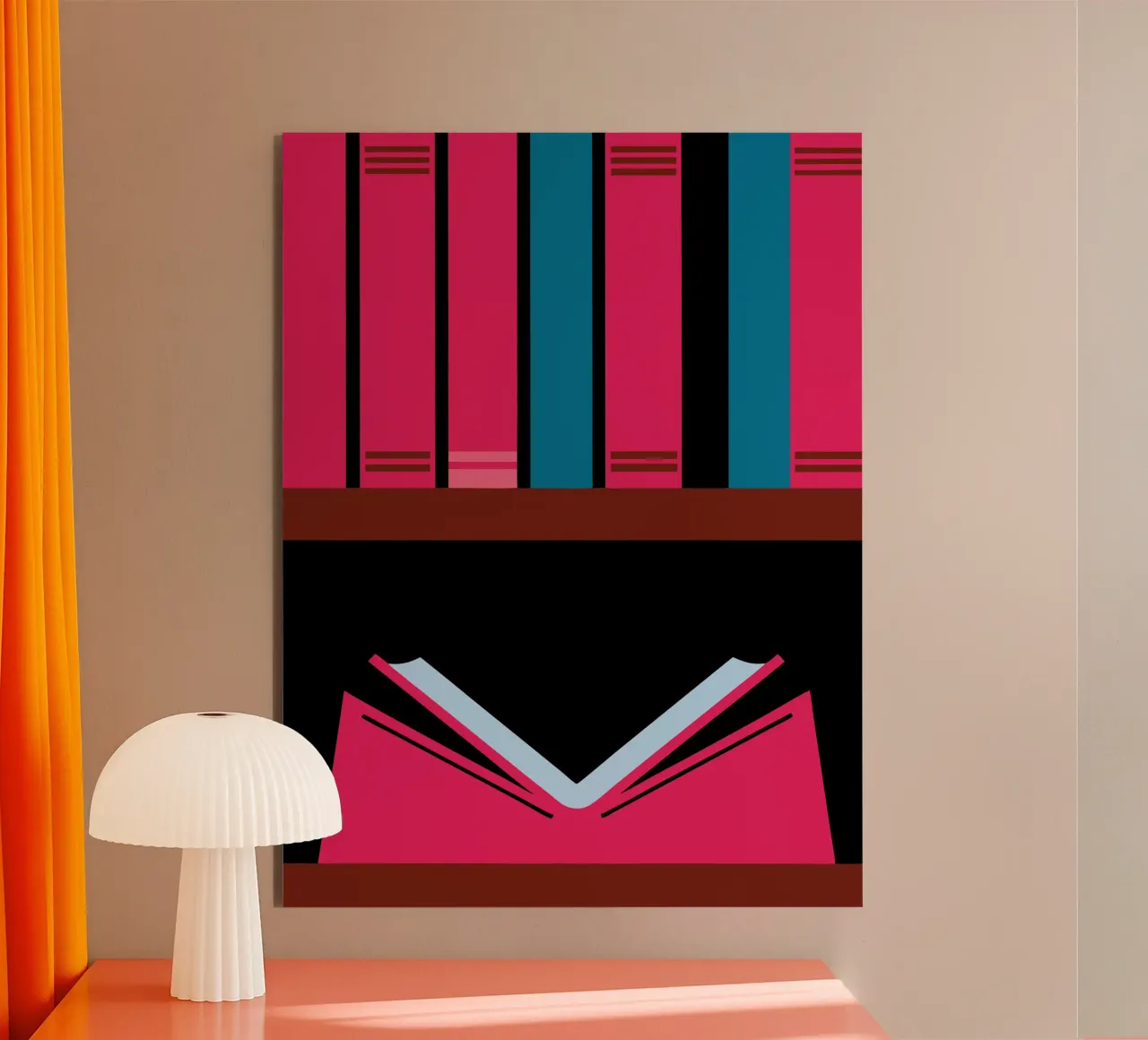 Books alu-dibond by LOOK DIFFERENT