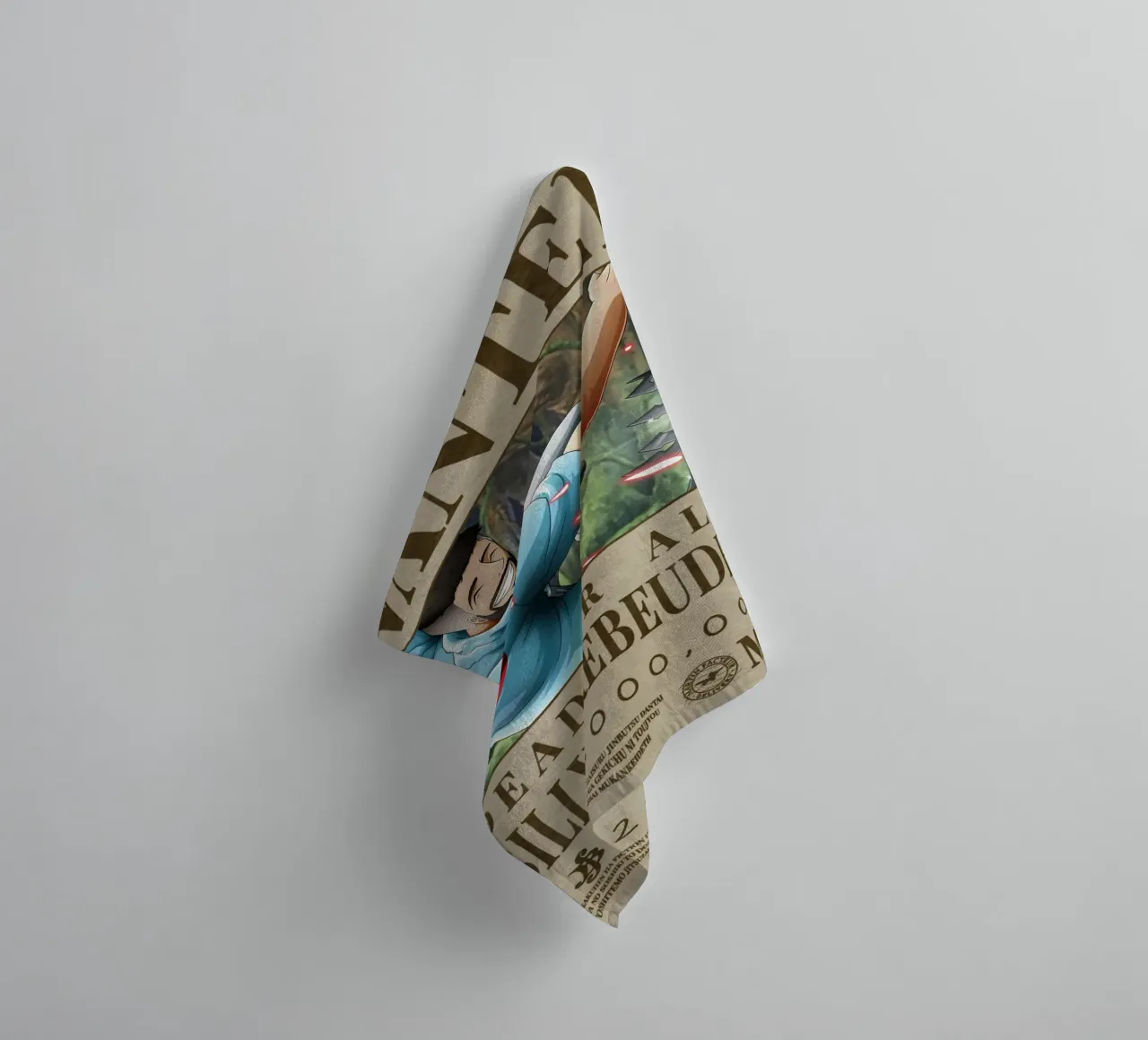 Gezocht Billy D. Rebeudeter badhanddoek van Collins Shop