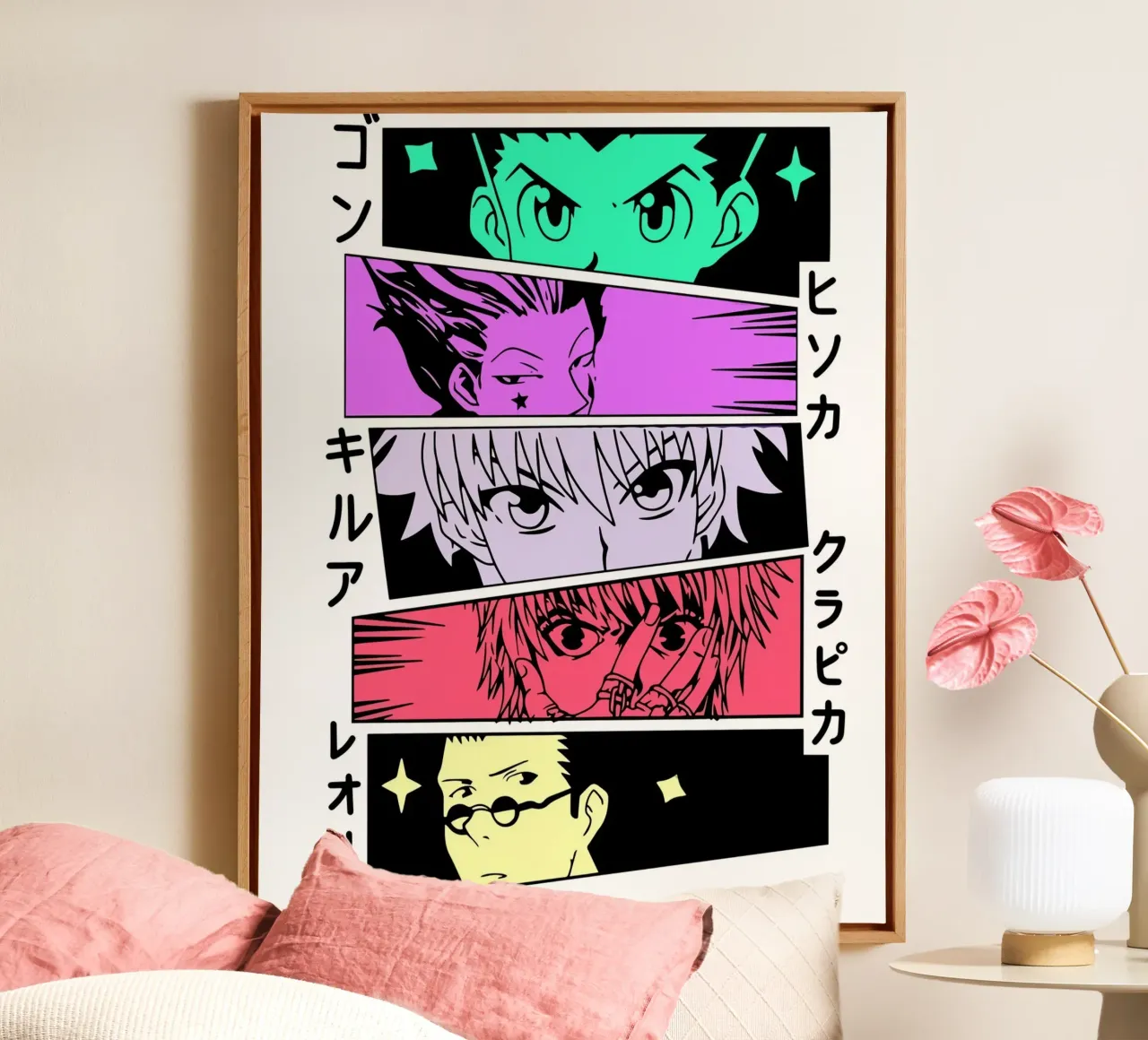 Anime classico tela con Cornice a cassetta da withandname