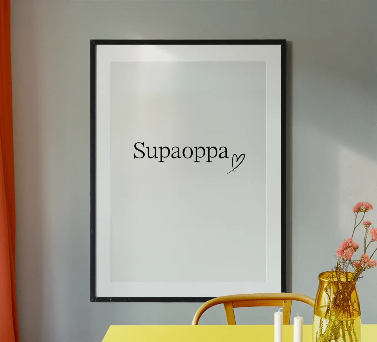 Supaoppa - Uitspraak Ruhrgebied - Opa cadeau - Vaderdag poster van keinkonzept
