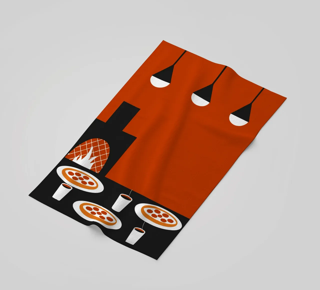 Pizza per la colazione telo mare da LOOK DIFFERENT