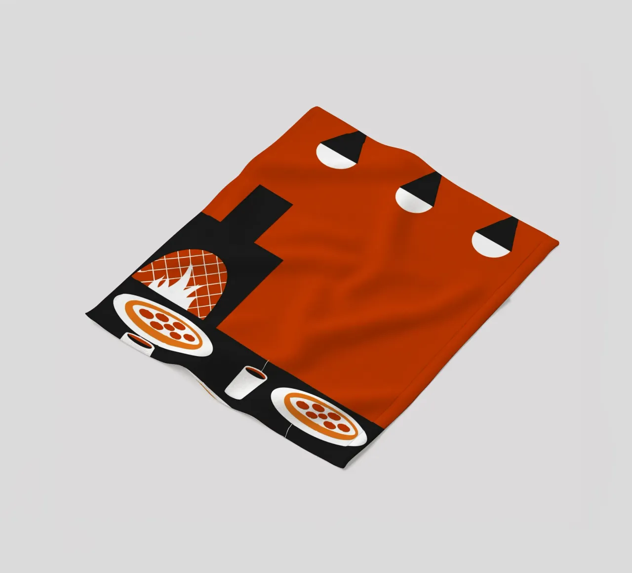 Pizza per la colazione coperta in pile da LOOK DIFFERENT
