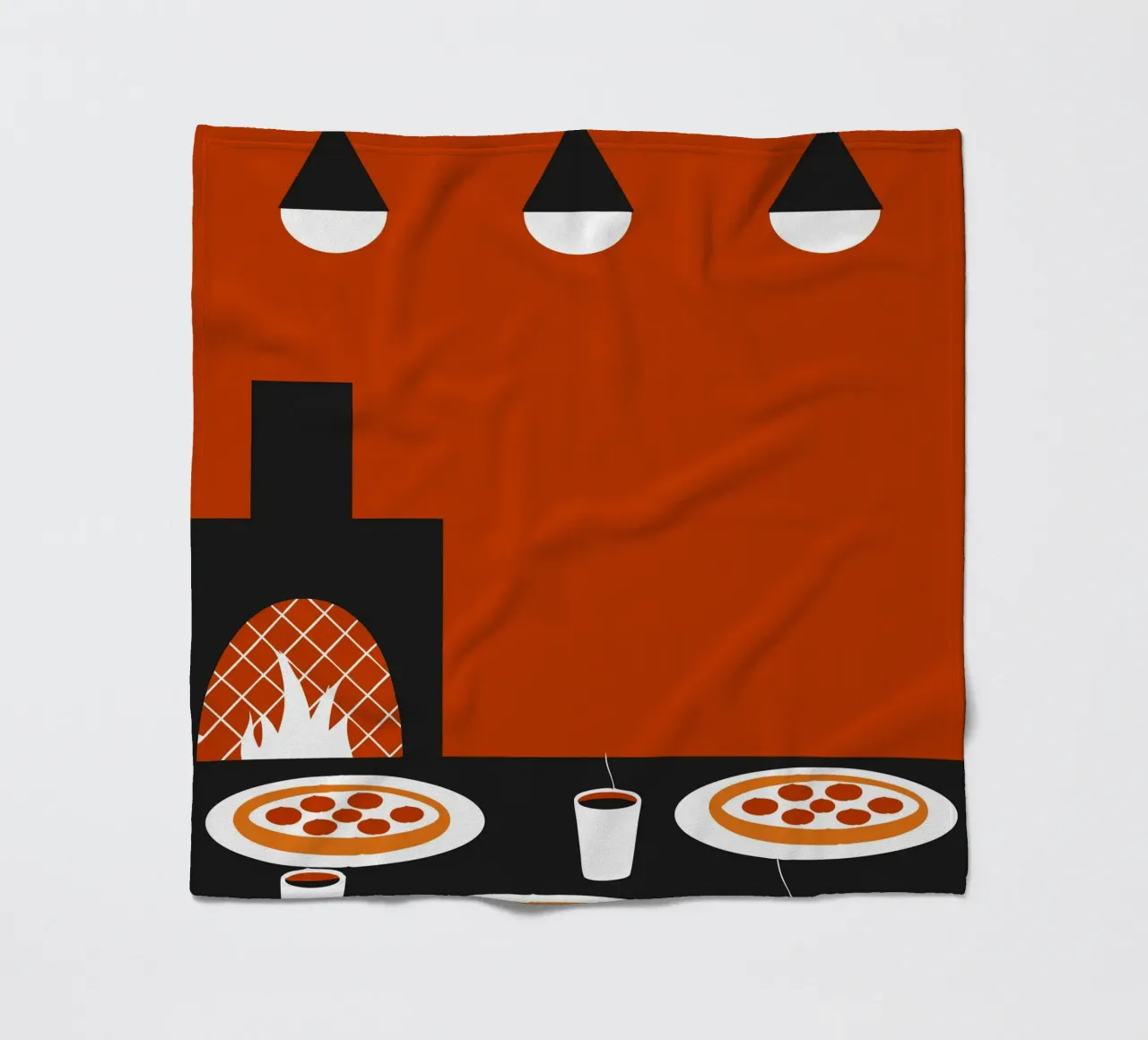 Pizza per la colazione coperta in pile da LOOK DIFFERENT