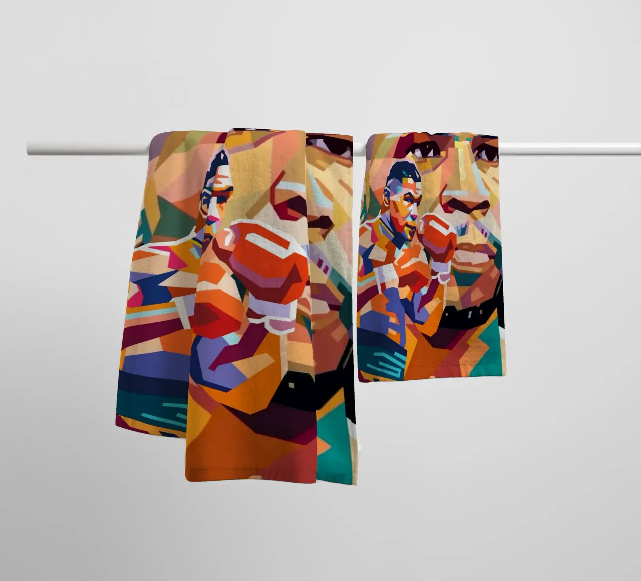 Mike Tyson the legend towel by Hantamrata