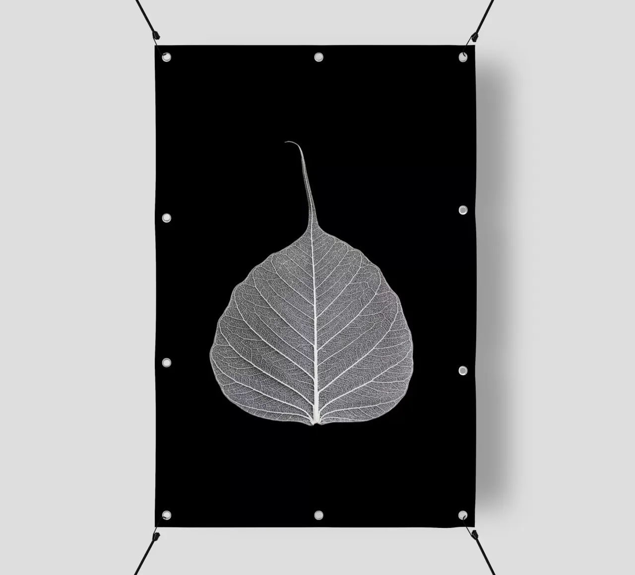 Veins of Life 2 - White Leaf telo in pvc da Studio Nahili