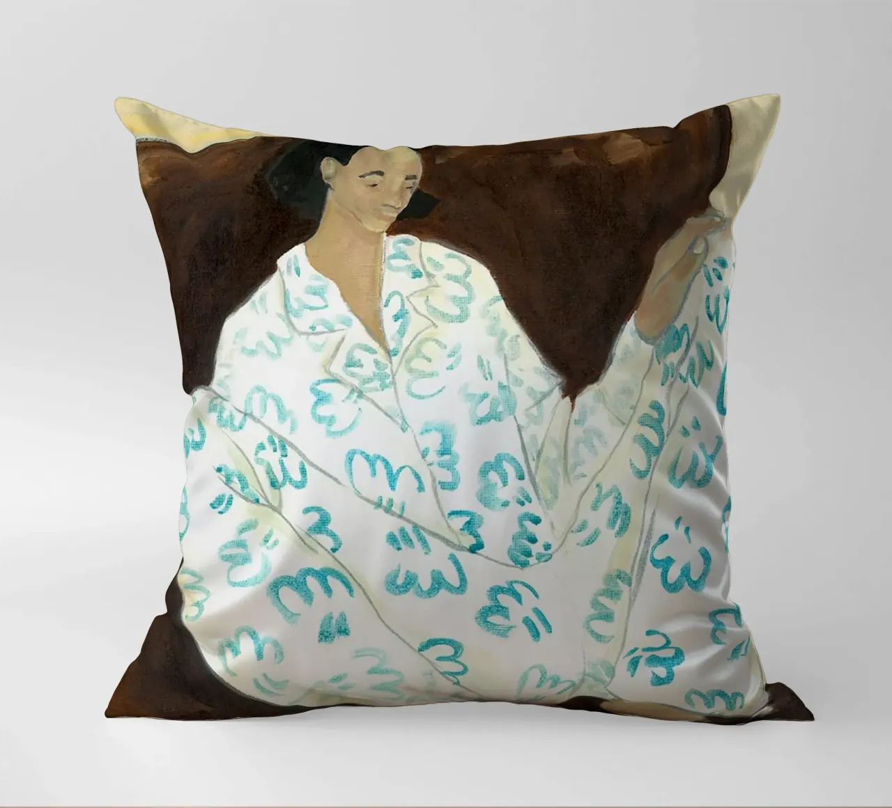 Hanna Peterson Siediti sulla sedia cuscino da Davidprint