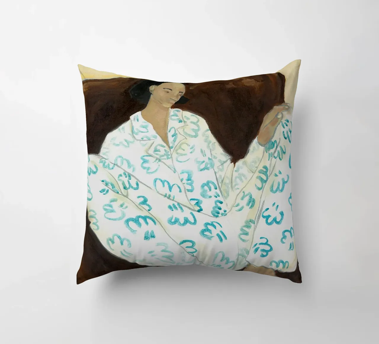 Hanna Peterson Siediti sulla sedia cuscino da Davidprint