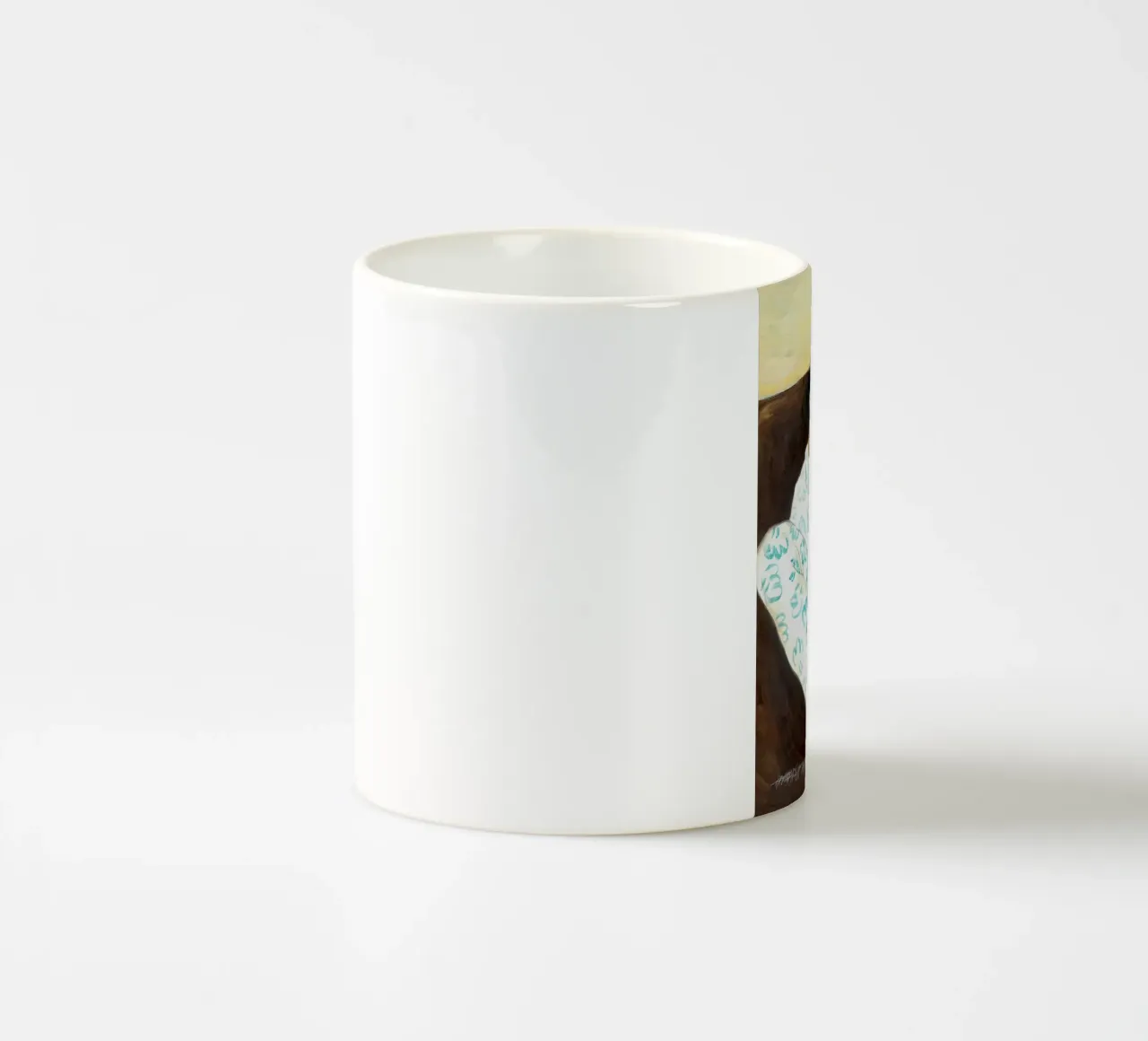 Hanna Peterson Siediti sulla sedia tazza in ceramica da Davidprint