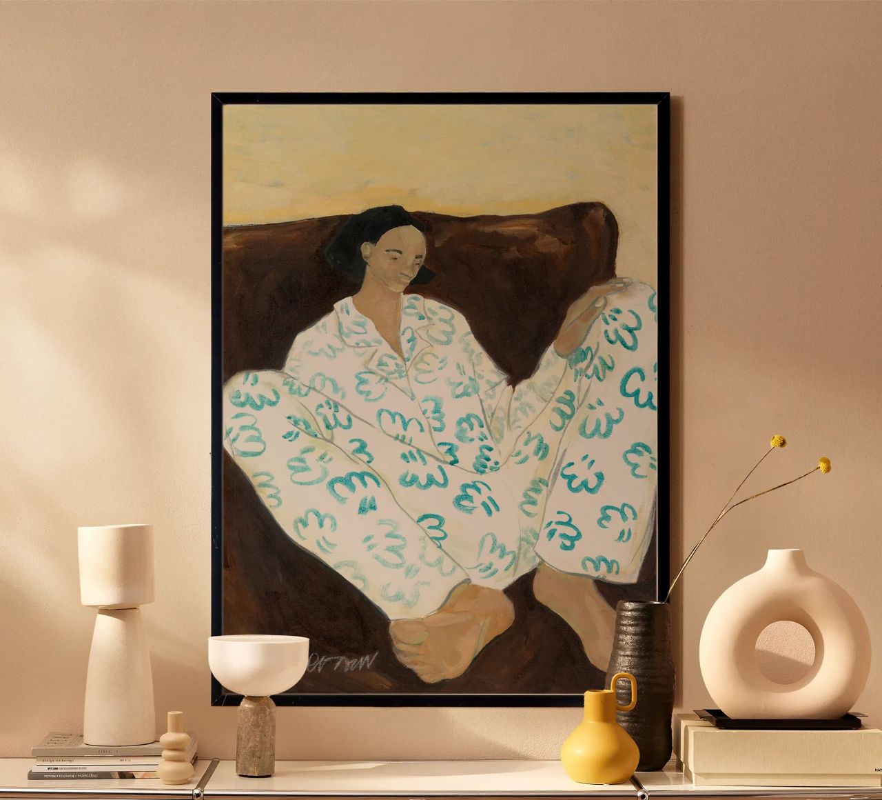 Hanna Peterson Setzen Sie sich auf den Stuhl Poster von Davidprint