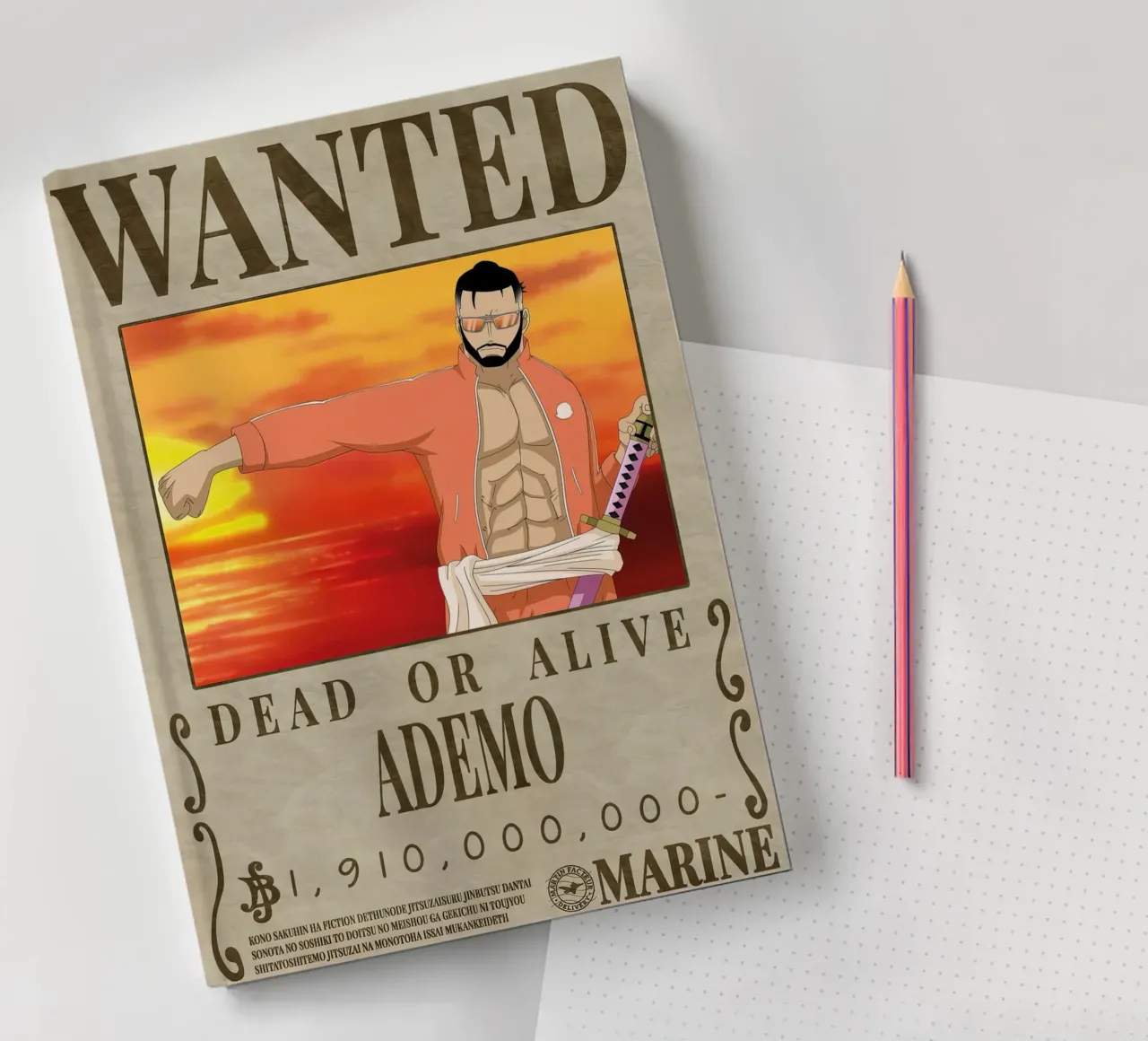 Wanted Ademo2 notebook by Collins Shop