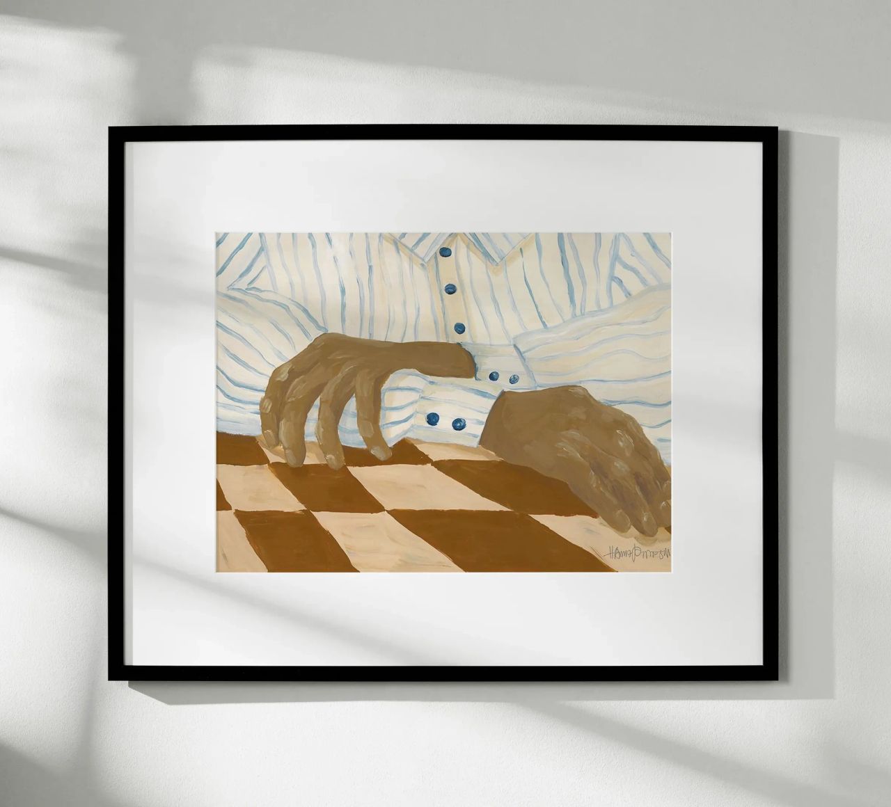 Hanna Peterson Leichte Streifen Poster von Davidprint