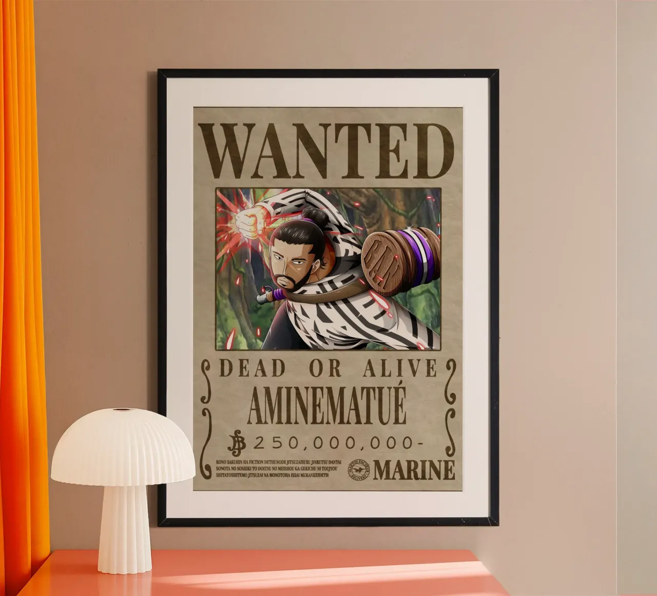 Cercasi Aminematue poster con telaio in alluminio da Collins Shop