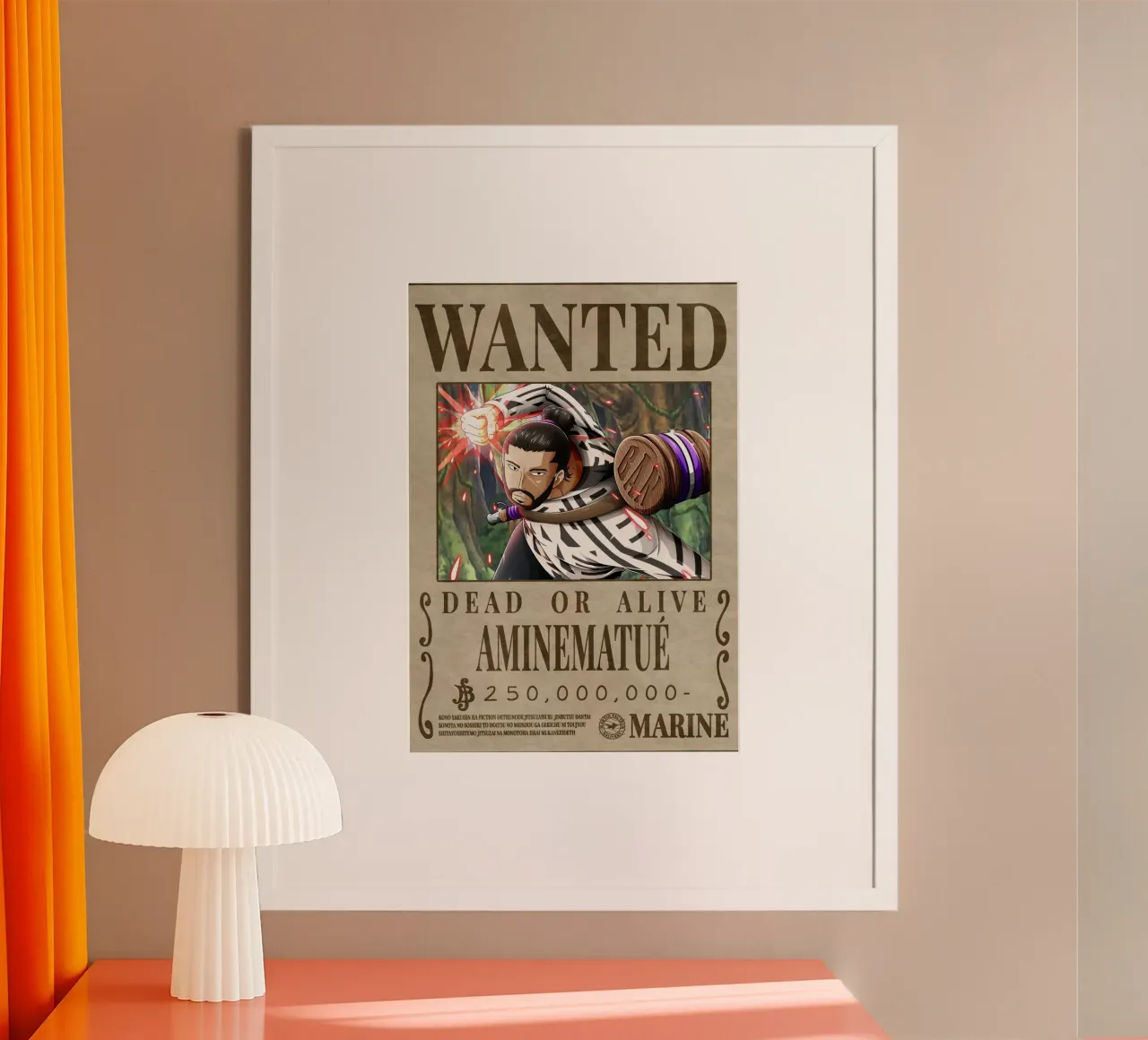 Cercasi Aminematue poster con telaio in alluminio da Collins Shop