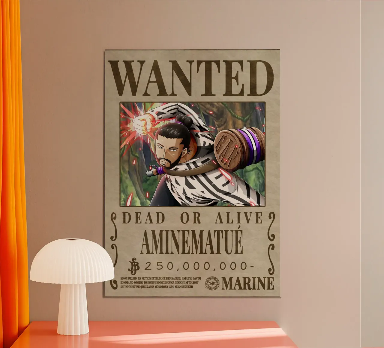 Cercasi Aminematue poster con telaio in alluminio da Collins Shop