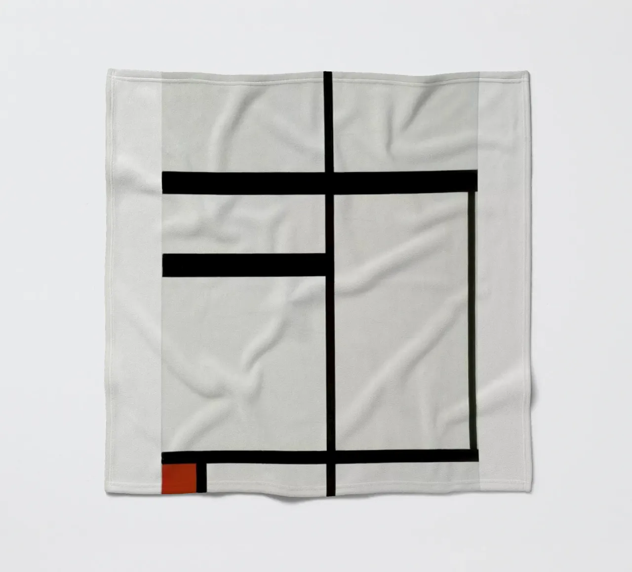Mondrian - Composition with Red, Black and White coperta in pile da ARTOTHEK
