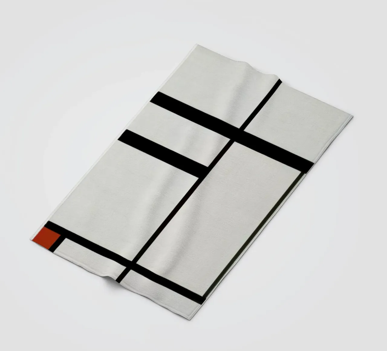 Mondrian - Composition with Red, Black and White coperta in pile da ARTOTHEK