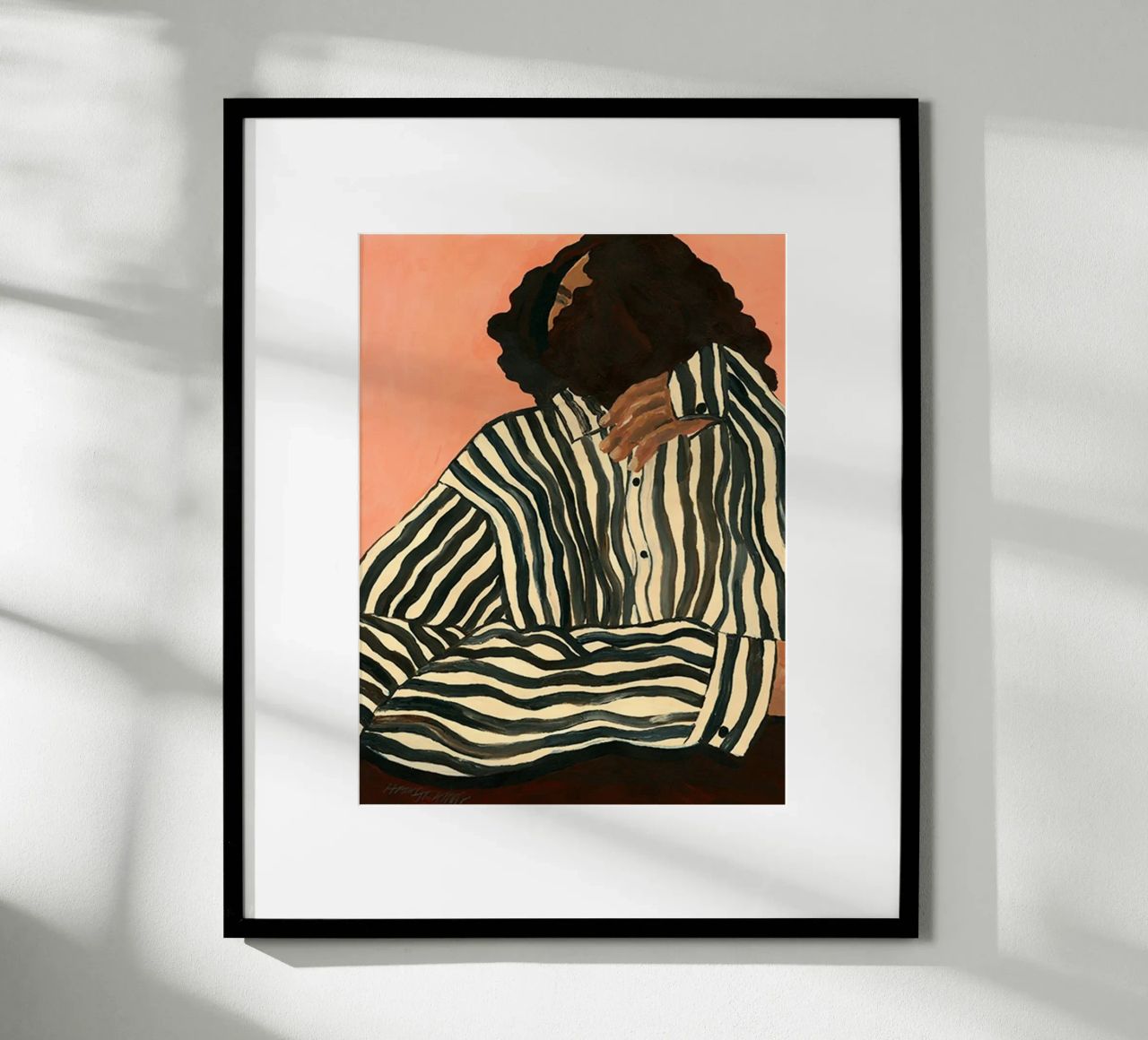 Hanna Peterson Gelassener Streifen Poster von Davidprint