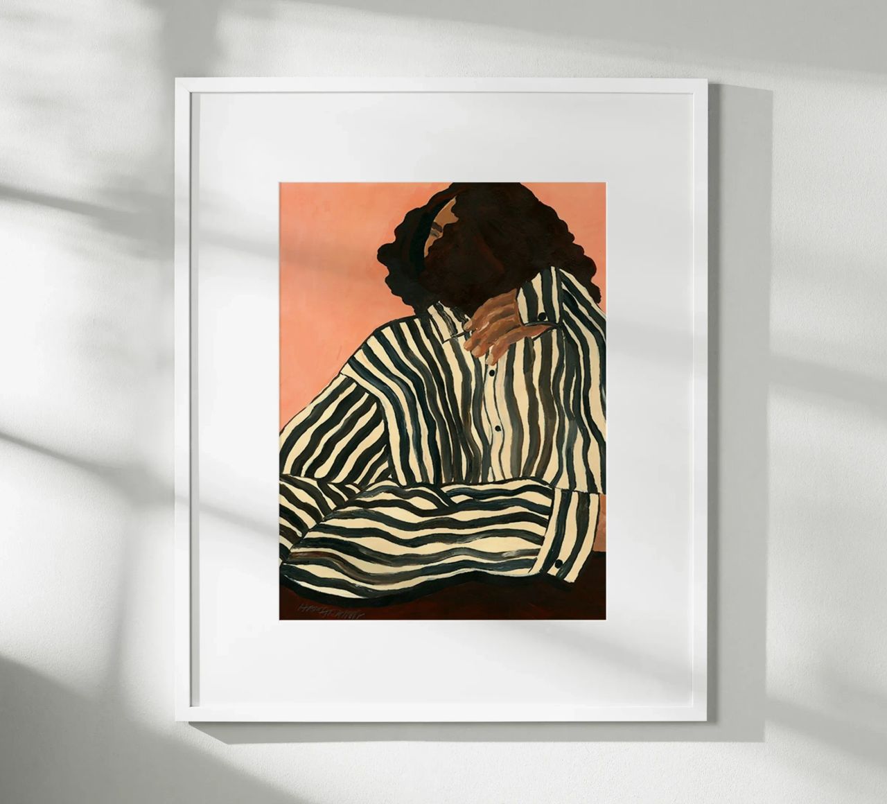 Hanna Peterson Gelassener Streifen Poster von Davidprint