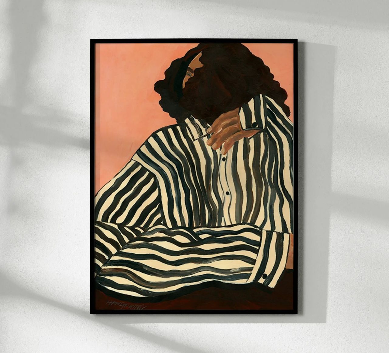 Hanna Peterson Gelassener Streifen Poster von Davidprint