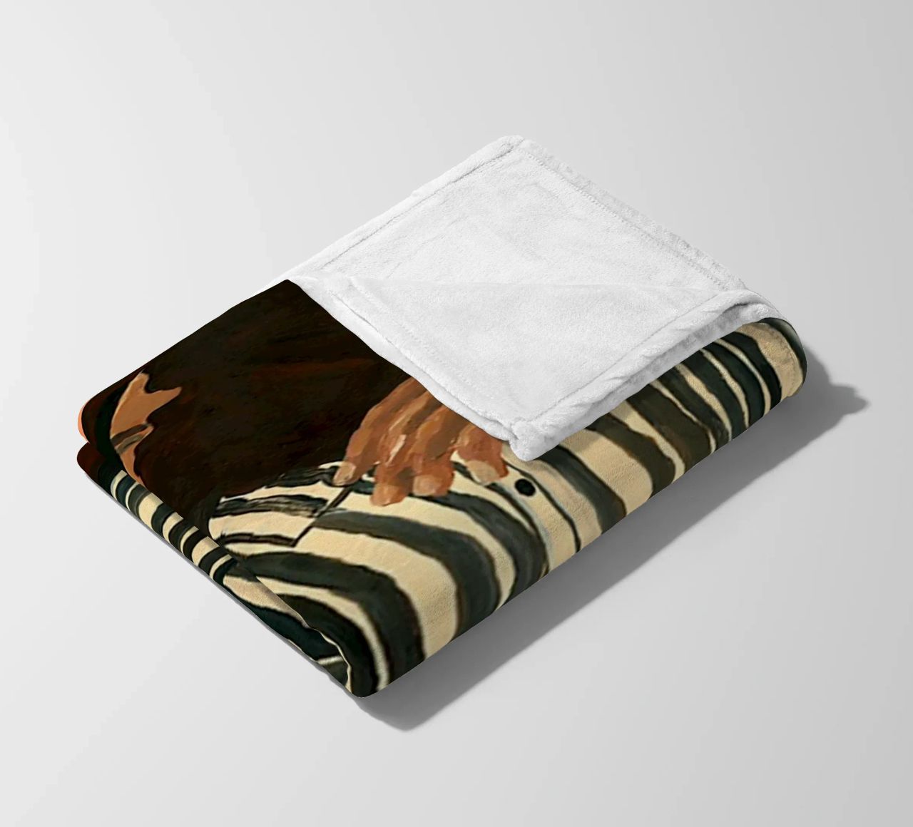 Hanna Peterson Gelassener Streifen Fleecedecke von Davidprint