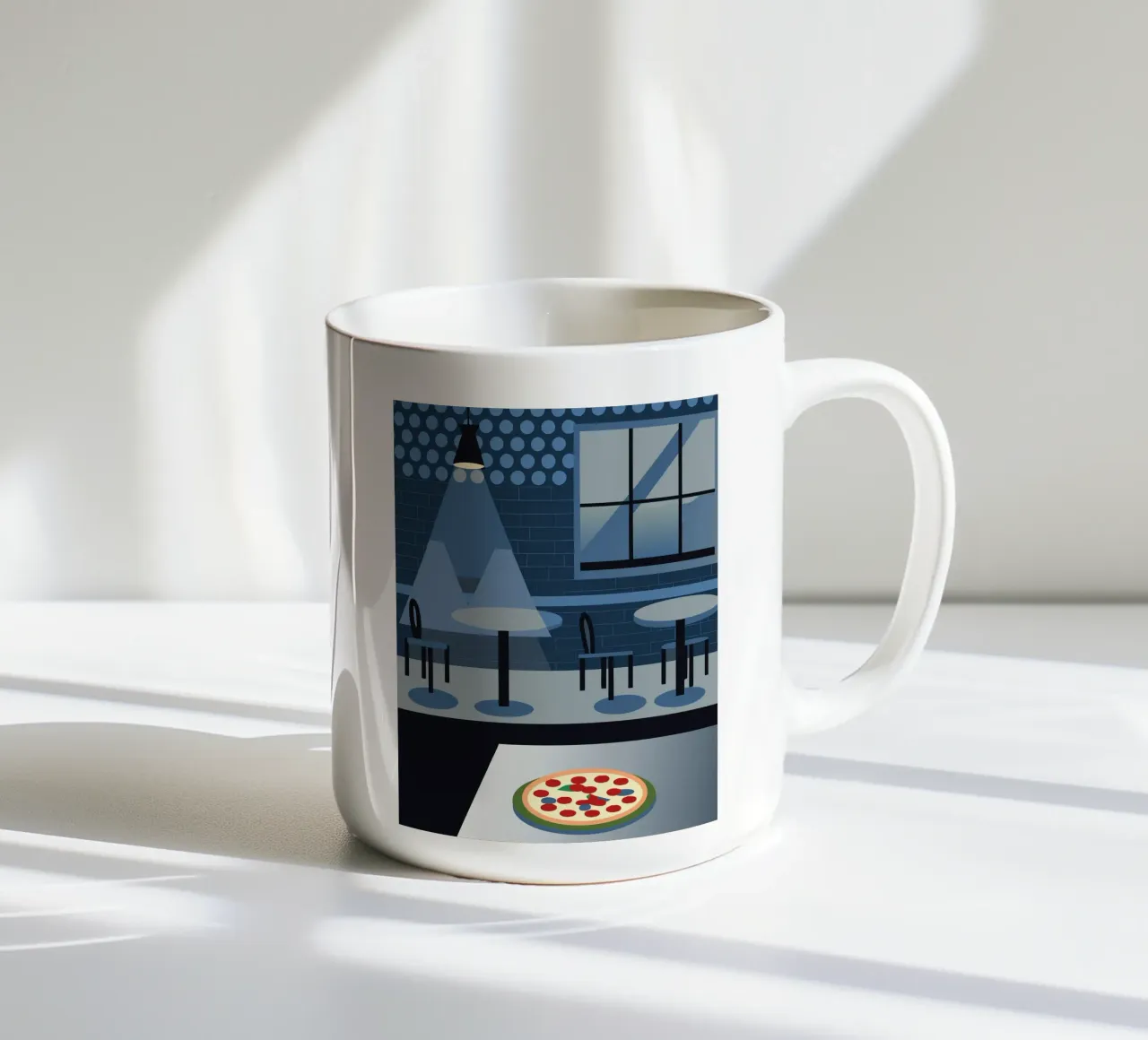 Pizza tazza in ceramica da LOOK DIFFERENT