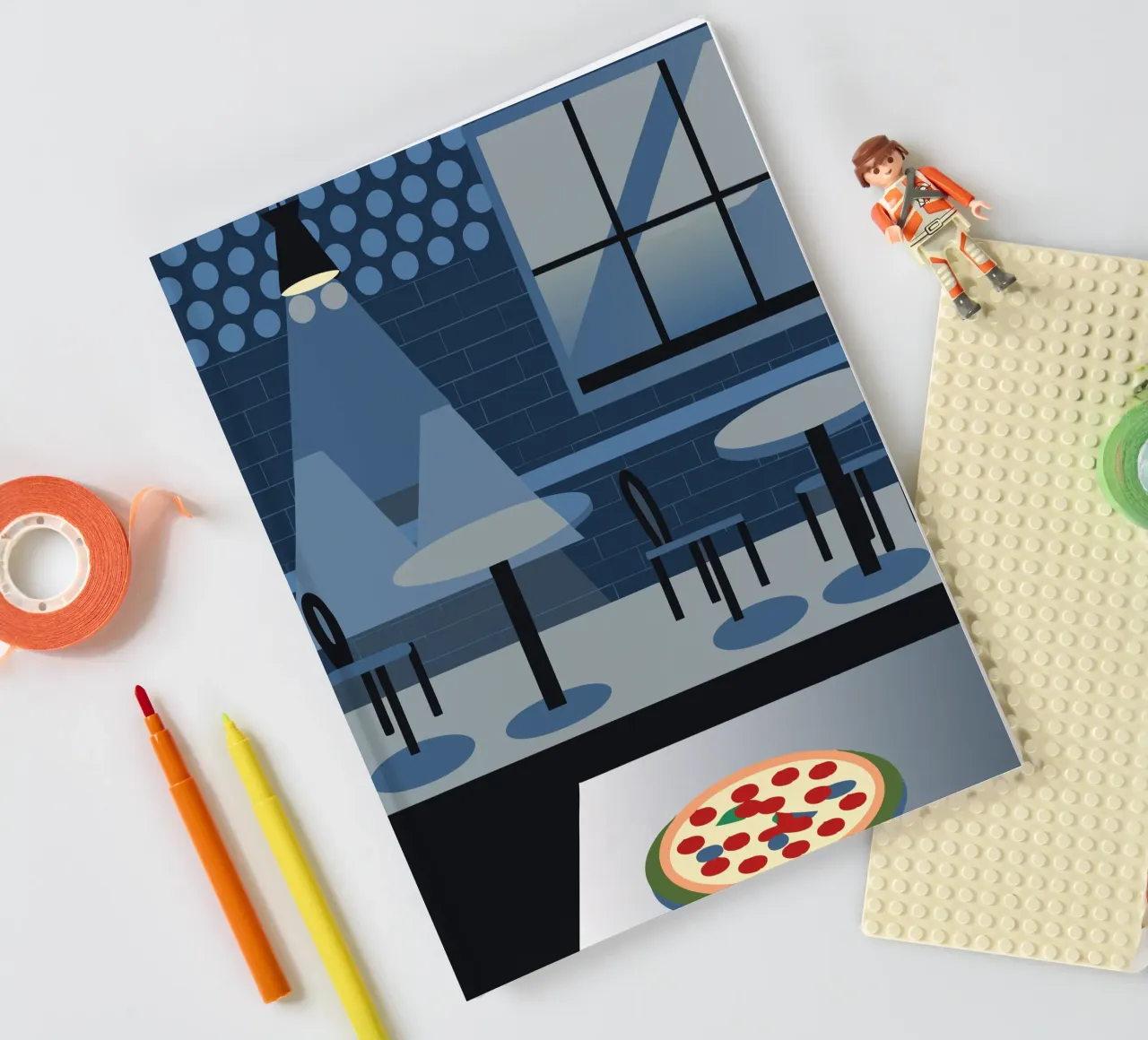 Pizza notebook by LOOK DIFFERENT