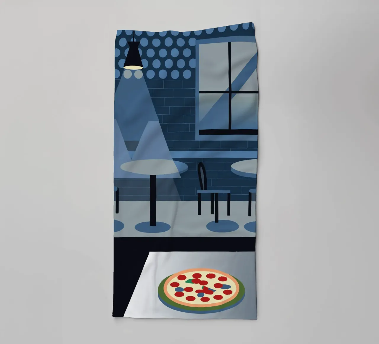 Pizza asciugamano da bagno da LOOK DIFFERENT