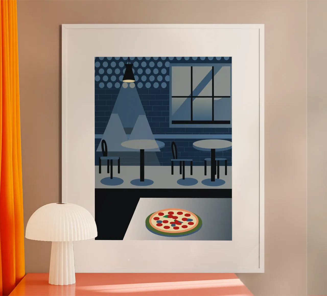 Pizza poster da LOOK DIFFERENT