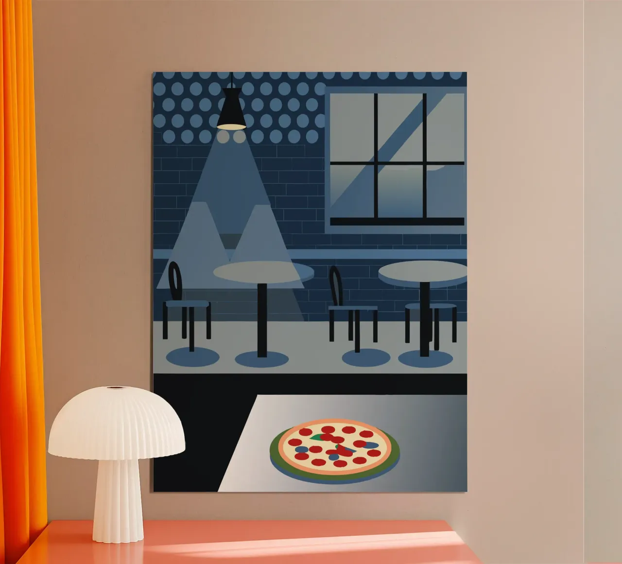 Pizza poster da LOOK DIFFERENT