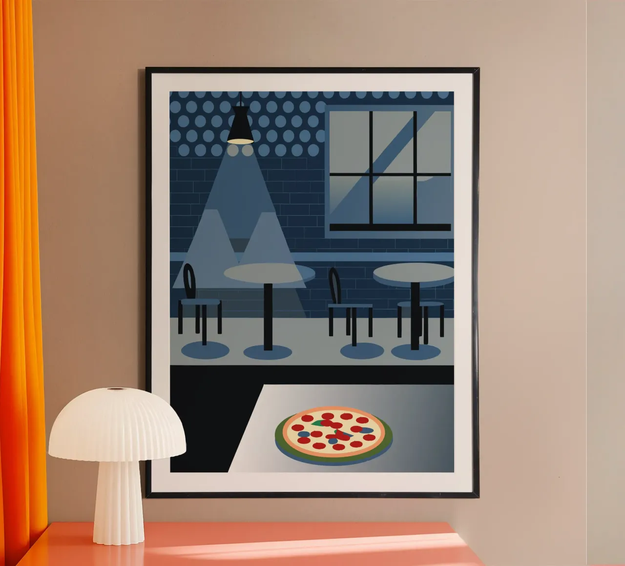 Pizza poster da LOOK DIFFERENT