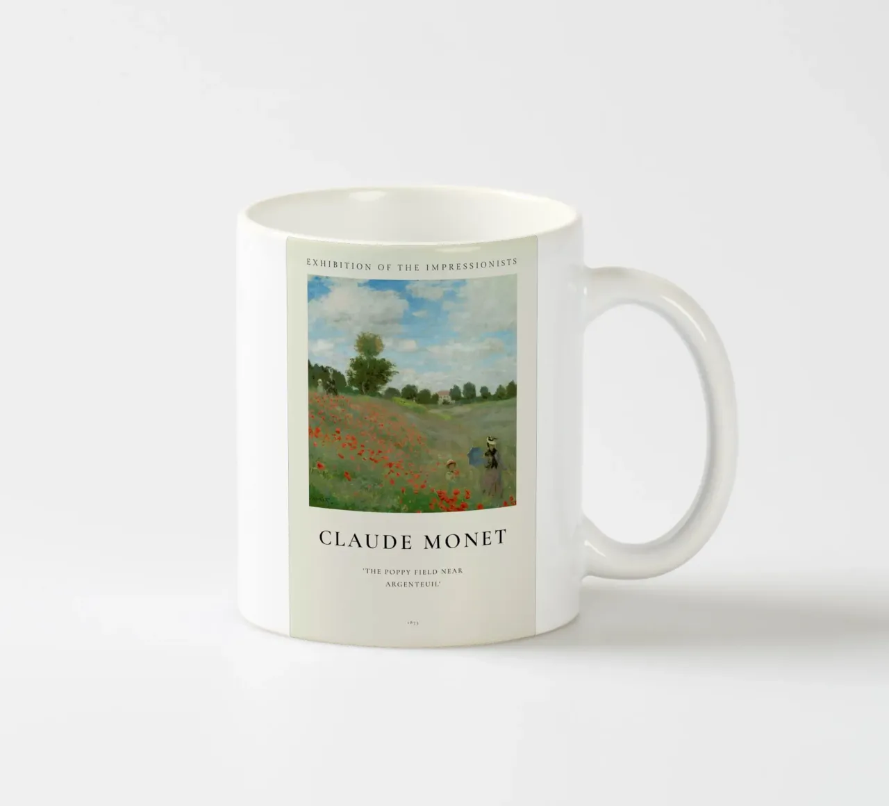 Monet - The Poppy Field near Argenteuil tazza in ceramica da ARTOTHEK