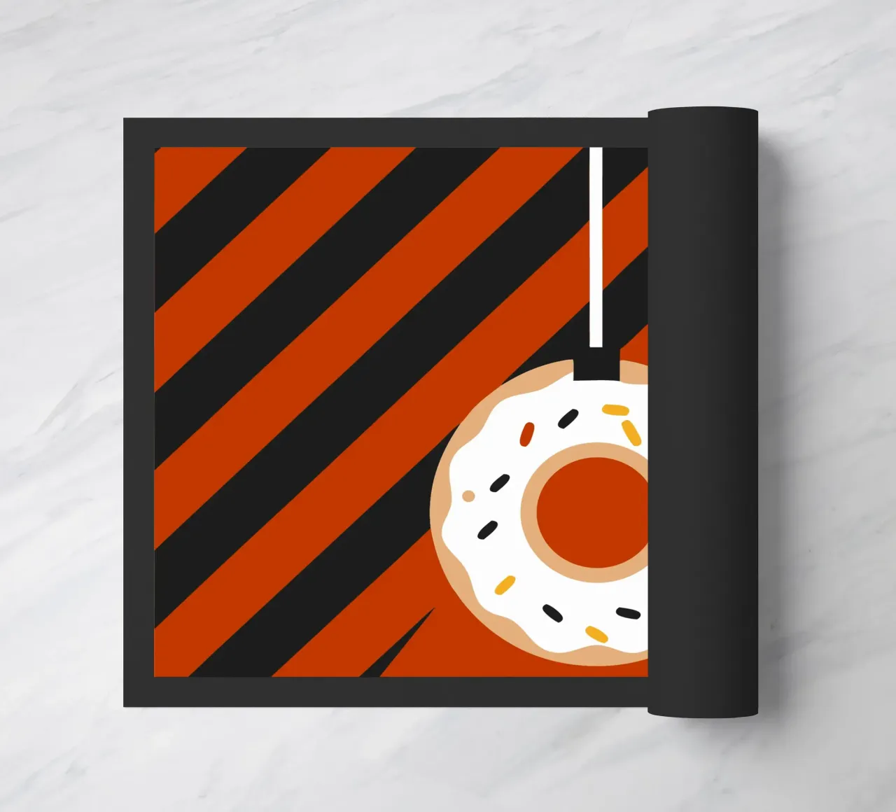 Donuts doormat by LOOK DIFFERENT