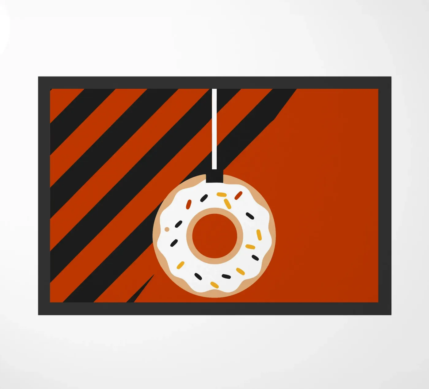 Donuts doormat by LOOK DIFFERENT