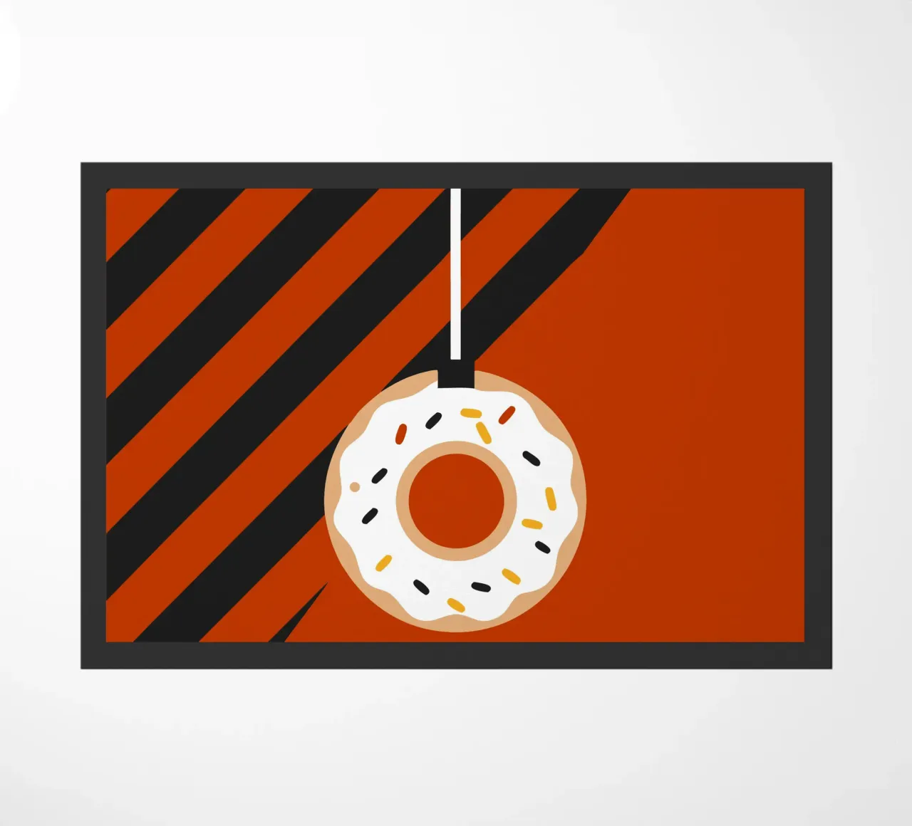 Donuts doormat by LOOK DIFFERENT